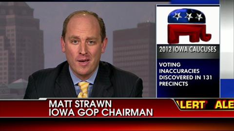 Iowa GOP Chair Matt Strawn Defends Virtual Tie in Iowa Caucuses