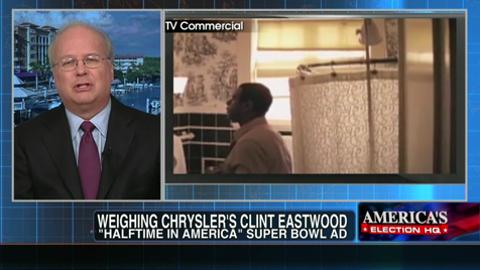 Karl Rove Responds to Super Bowl Chrysler Ad