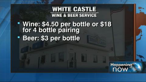 White Castle Offering Wine and Beer as Part of New Product Experiment