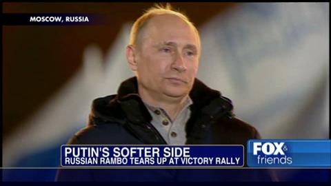 VIDEO: Vladimir Putin Tears Up and Shows Us His Shirt-Wearing, Softer Side