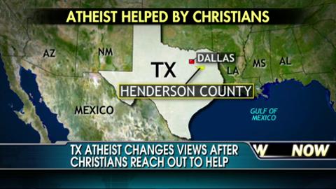 Texas Atheist Changes Views After Christians Reach Out to Help