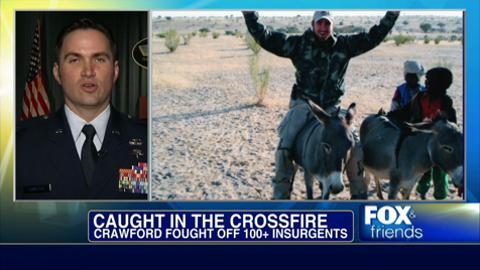 Captain Crawford Credited the Air Force Cross for Saving Troops Lives in Afghanistan