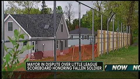 MA Mayor in Dispute Over Little League Scoreboard Honoring Local Fallen Soldier