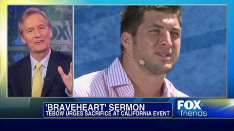 Tim Tebow Delivers Father’s Day Sermon, Talks About Drawing Inspiration From ‘Braveheart’