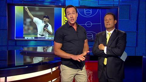 VIDEO: Actor Chris Klein Shows Off His ‘American Reunion’ Skills During This Morning’s Sportscast on Fox and Friends