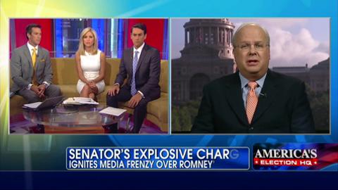 Karl Rove Calls Out Harry Reid's 'Slimeball Nature'; Says the Senate Majority Leader Should Be 'Embarrassed and Ashamed'