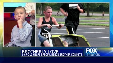 Inspirational Story: Boy Helps His Young Brother With Cerebral Palsy Compete in Triathlons