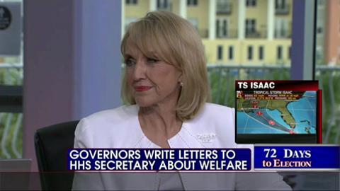 Gov. Jan Brewer: Obama Administration's Welfare Plan Is 'Just Not Healthy'