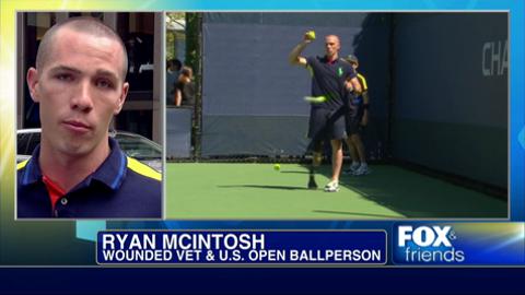 Wounded Veteran Ryan McIntosh to Serve as US Open Ballperson After Losing Leg