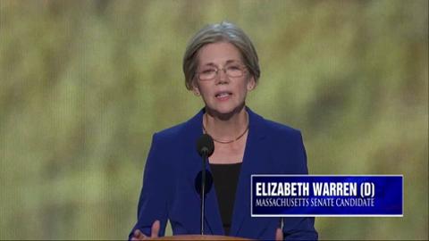 VIDEO, Part 1: Elizabeth Warren's DNC Speech