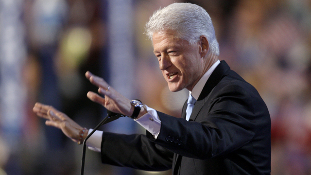 Obama Camp Banking pada pidato oleh Bill Clinton, terlepas dari garis mandiri