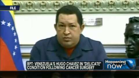 Venezuela's Hugo Chavez in "Delicate" Condition