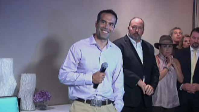 George P. Bush made ‘first appearance’ on his father’s behalf