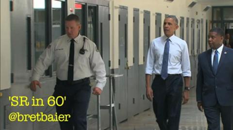 President Obama went to prison today--