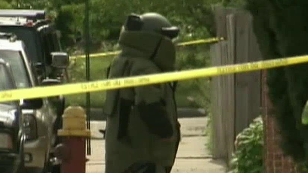 Explosive minefield discovered around home in Detroit