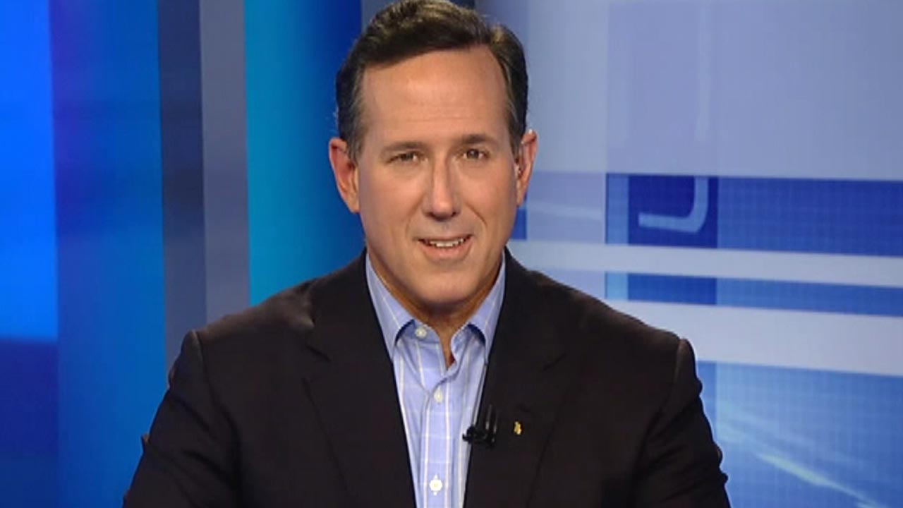 How would Santorum deal with ISIS, terror threats?