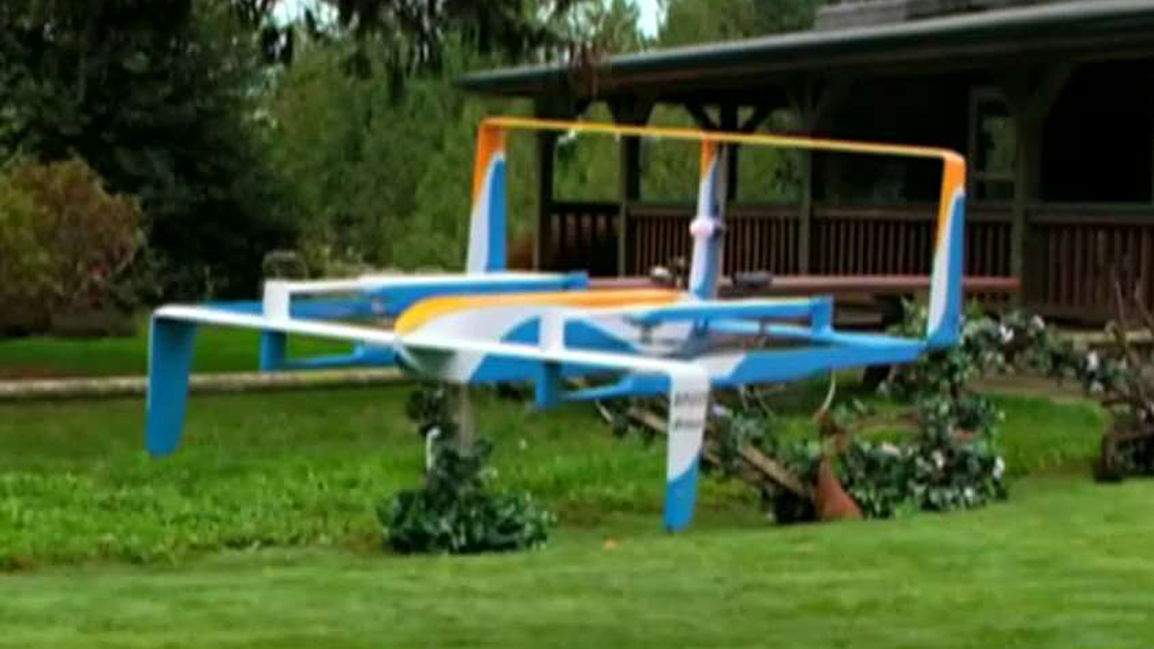 Amazon shows off Prime Air drone prototypes