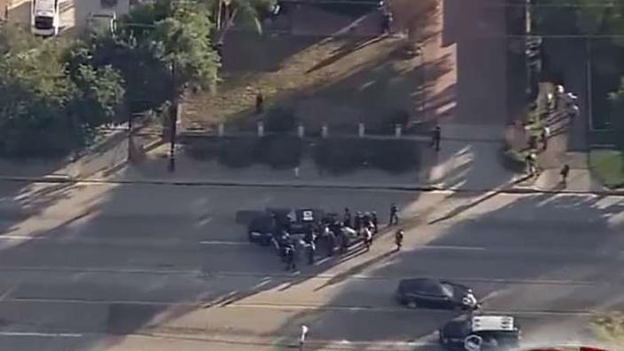 Report: Calif. police in pursuit of suspects; shots fired