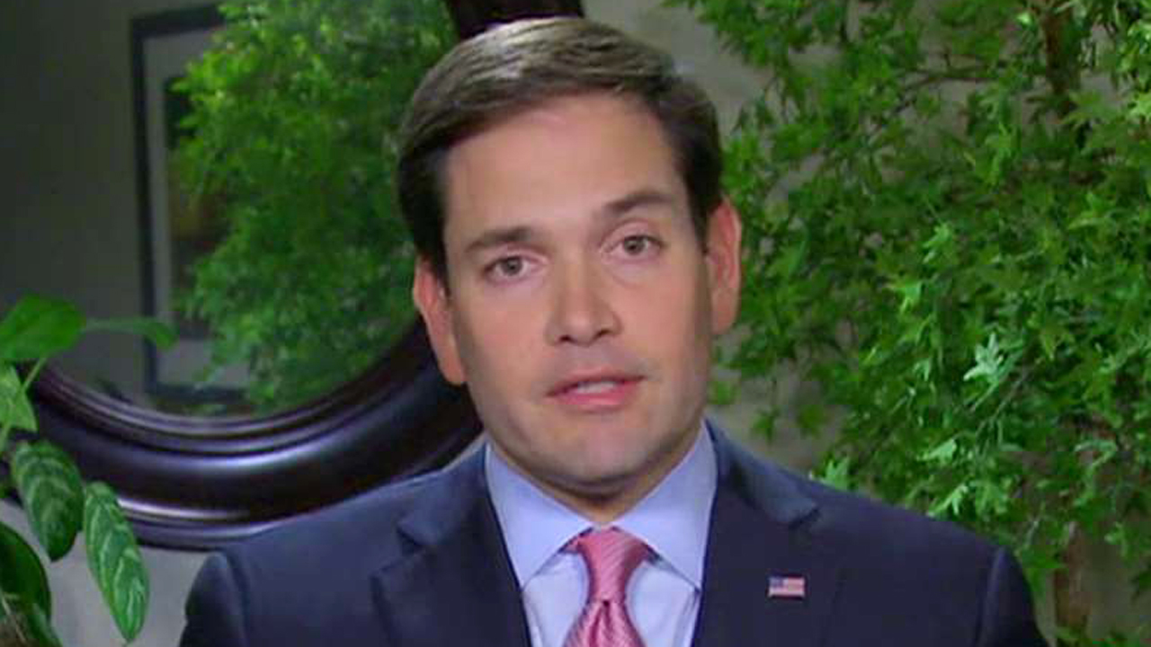 Rubio running campaign realistically focused on challenges