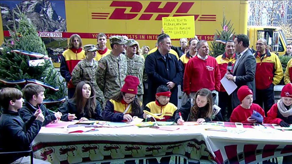 DHL's Operation Holiday Cheer deploys trees to soldiers