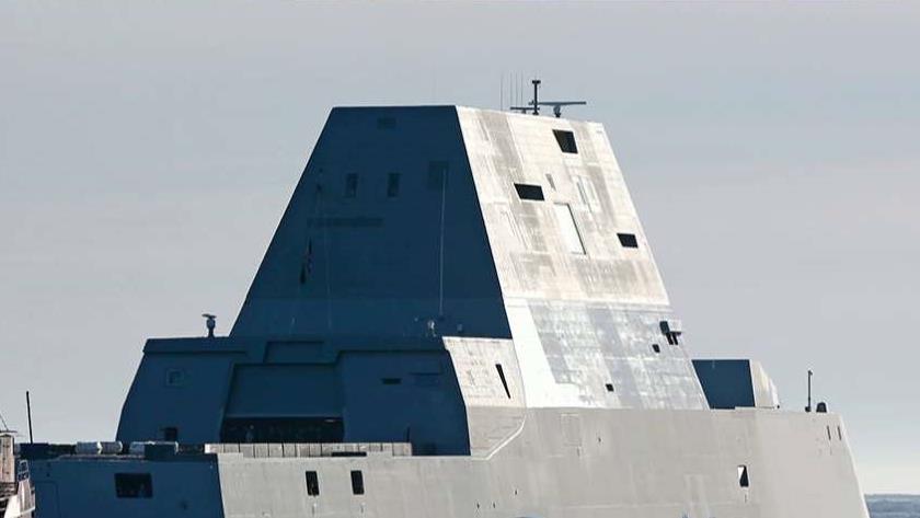 Largest destroyer ever built for US Navy heads out to sea