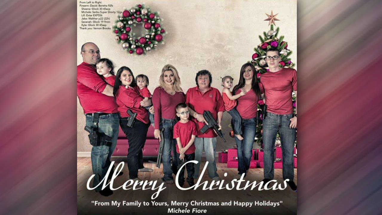 Gun-toting family graces lawmaker's Christmas card