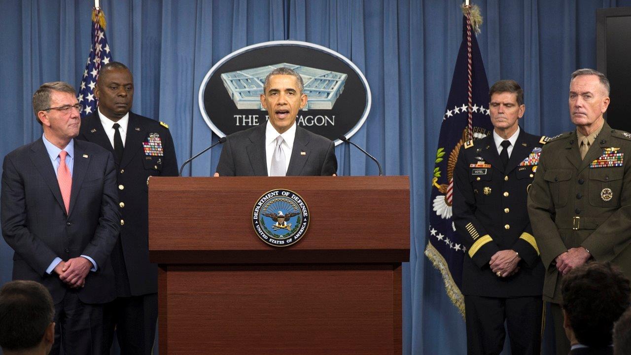 What did President Obama's Pentagon meeting achieve?
