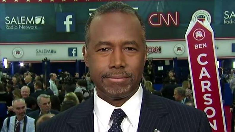 Dr. Ben Carson sounds off about debating his opponents