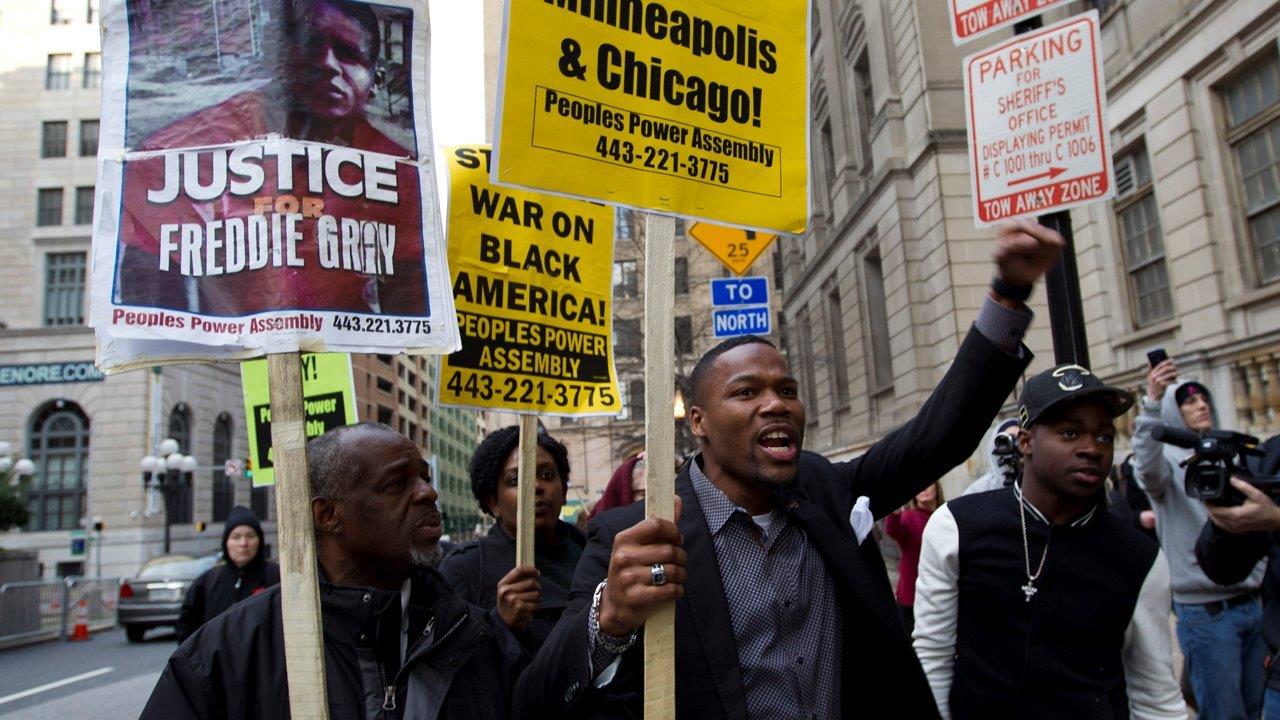 Peaceful protests after mistrial in Freddie Gray case