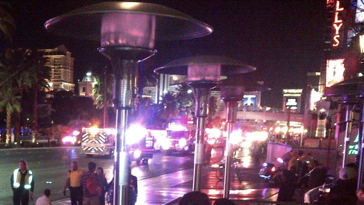 One killed, dozens injured in Las Vegas car crash