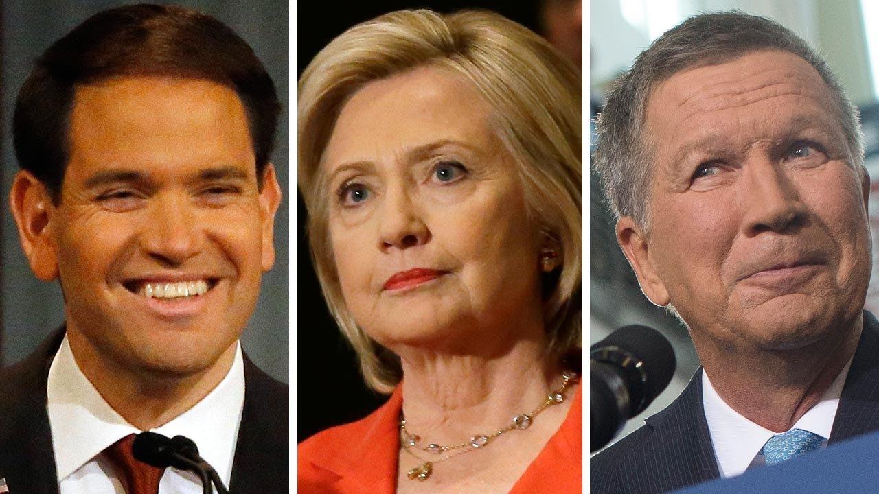 Who is the biggest threat to Hillary Clinton?