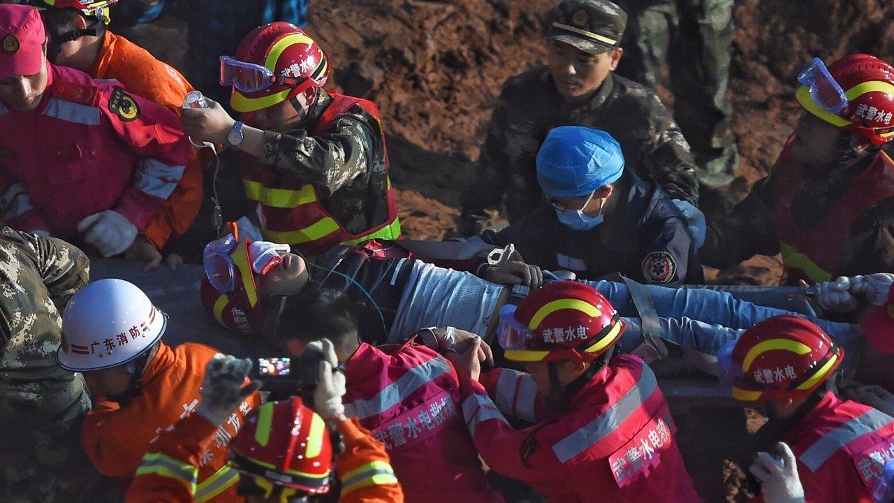 Man found alive after being buried 60 hours in landslide 