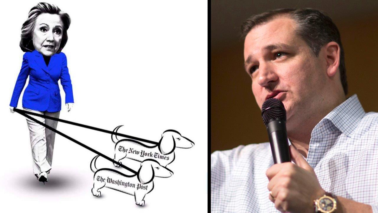 Cruz fires back at WaPo with his own political cartoon