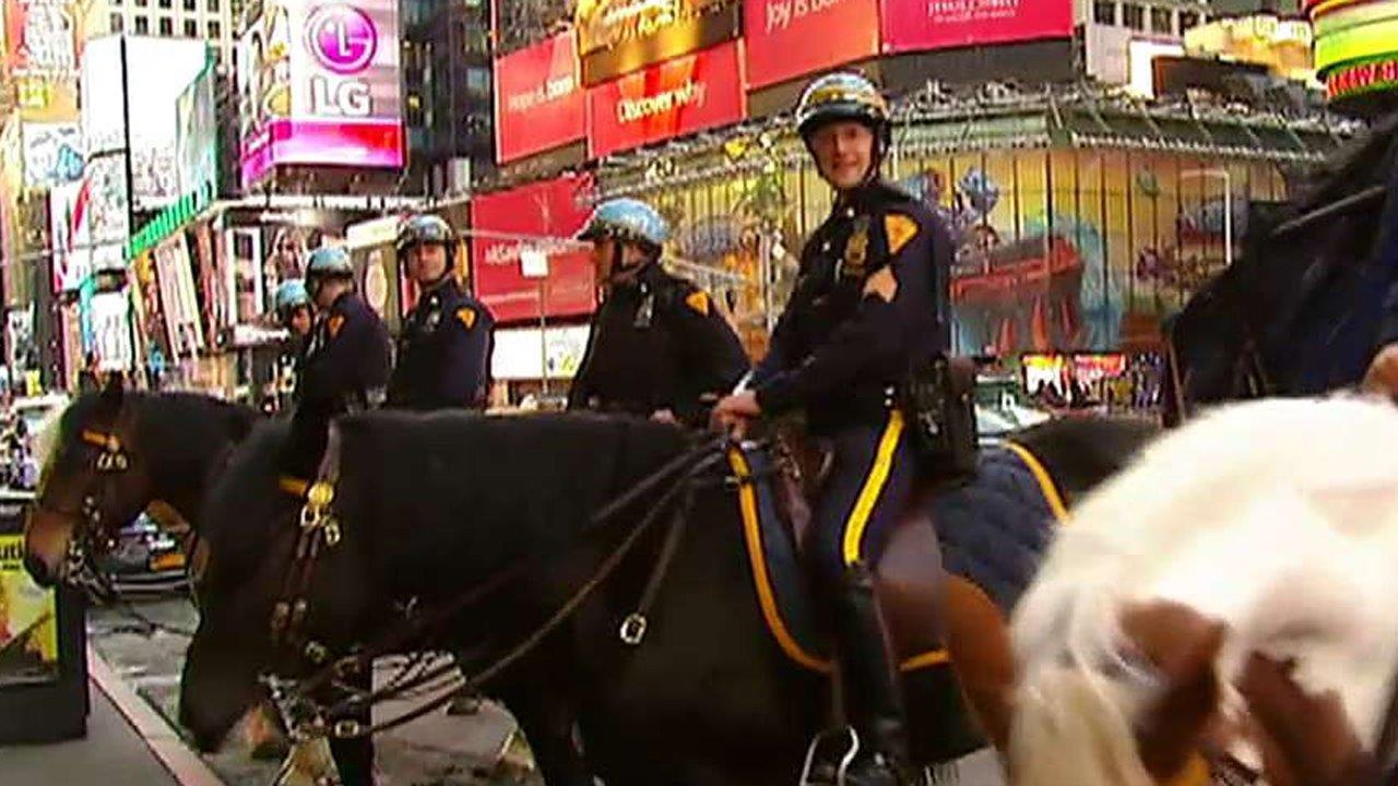 NYPD utilizes horses to prevent attacks