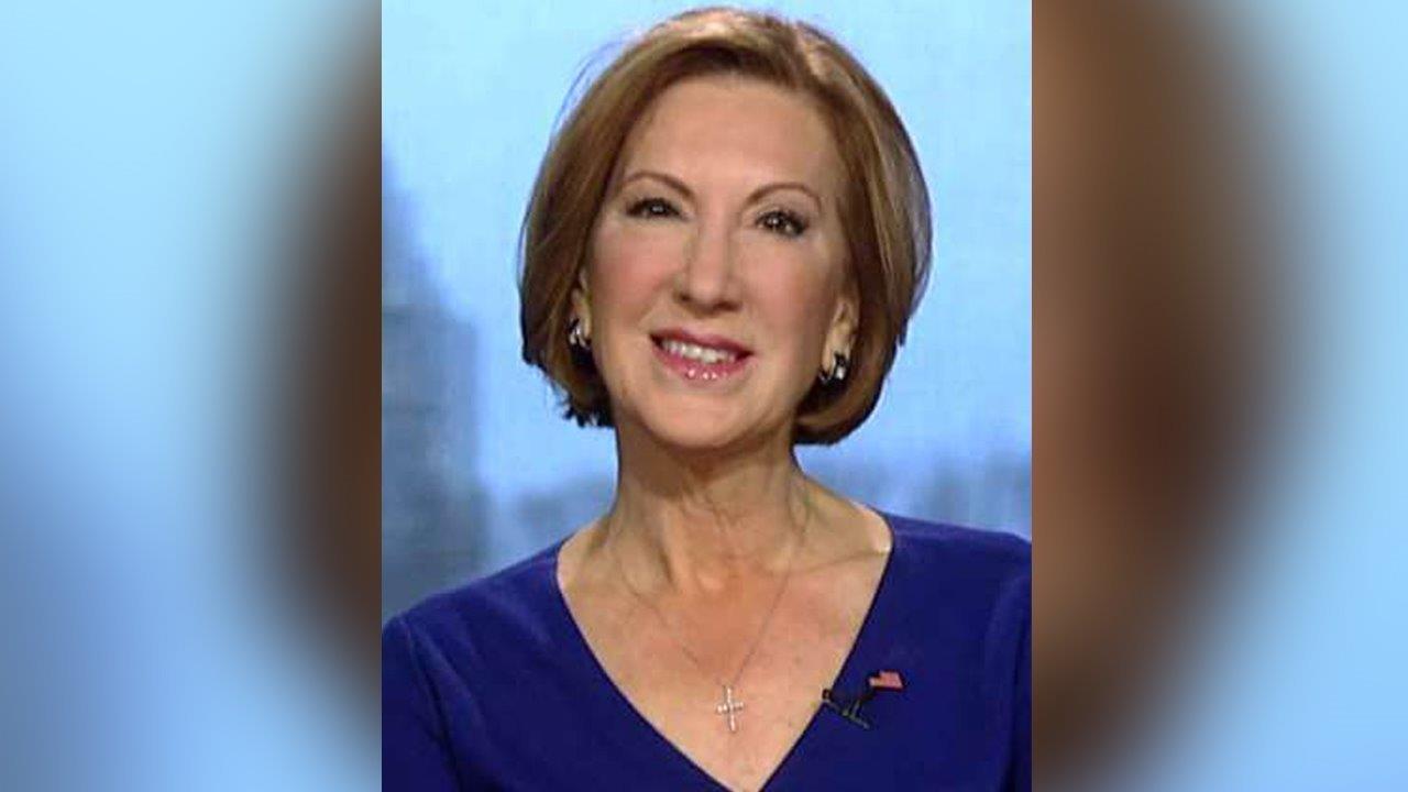 Fiorina: Never going to ask for support because I'm a woman