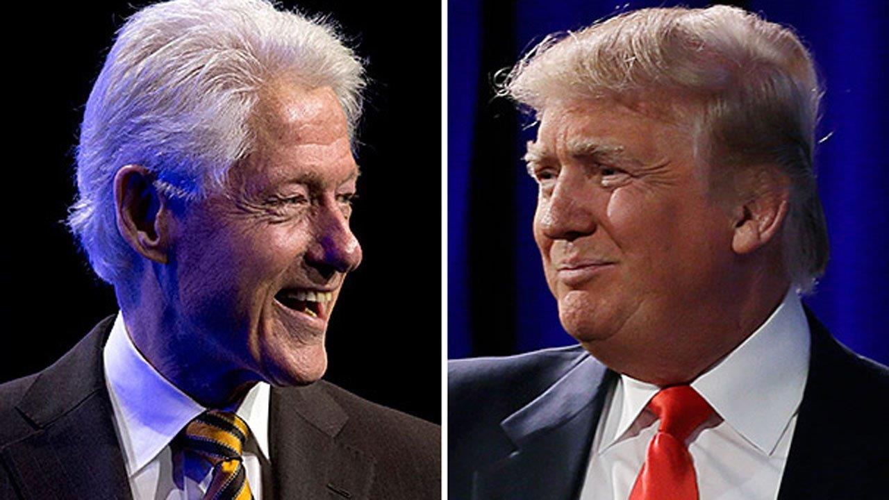Donald Trump versus Bill Clinton