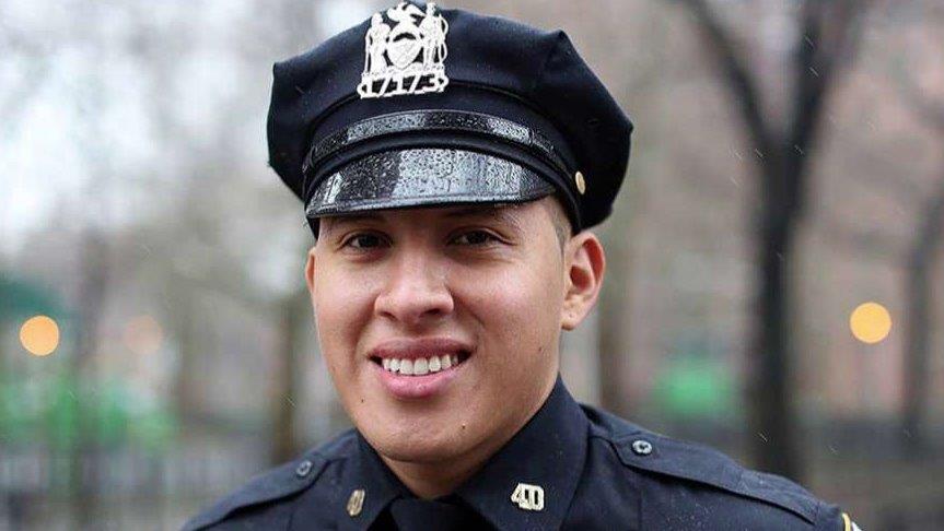 NYPD officer prevents suicide with a hug