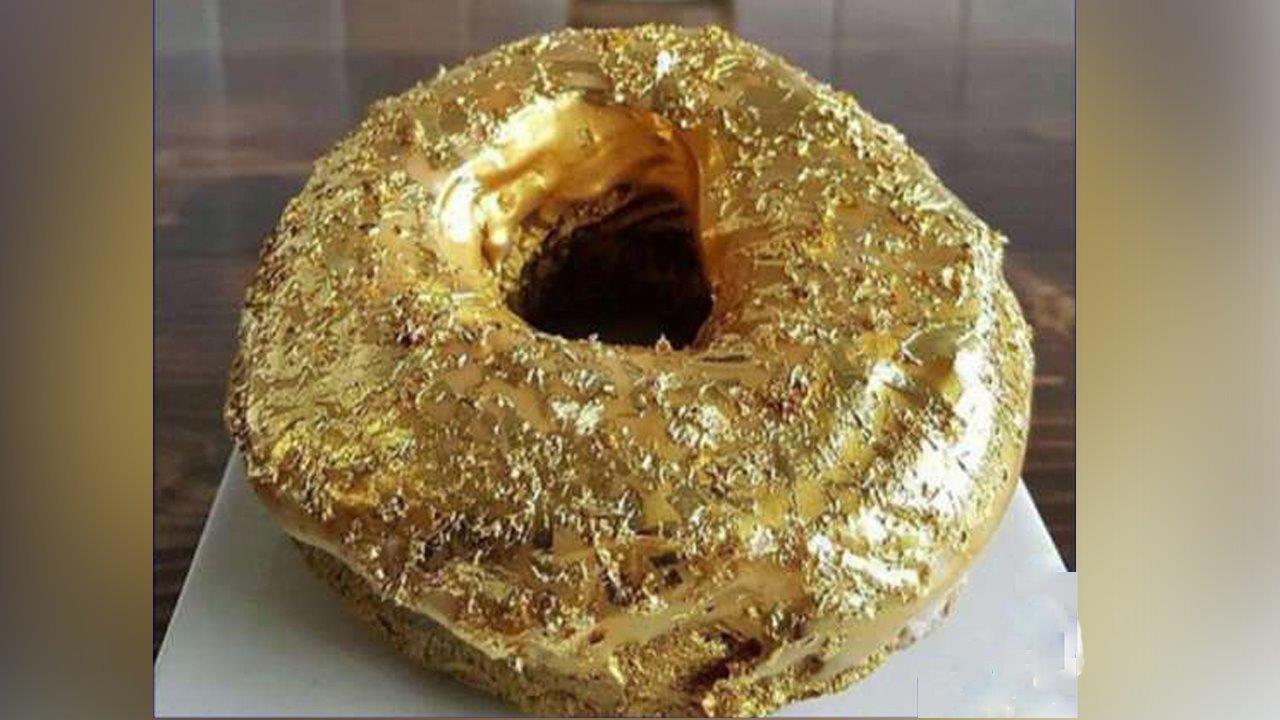 $100 golden donut on sale in New York City restaurant