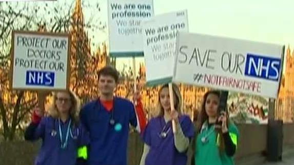 Doctors in London go on strike over new government contract