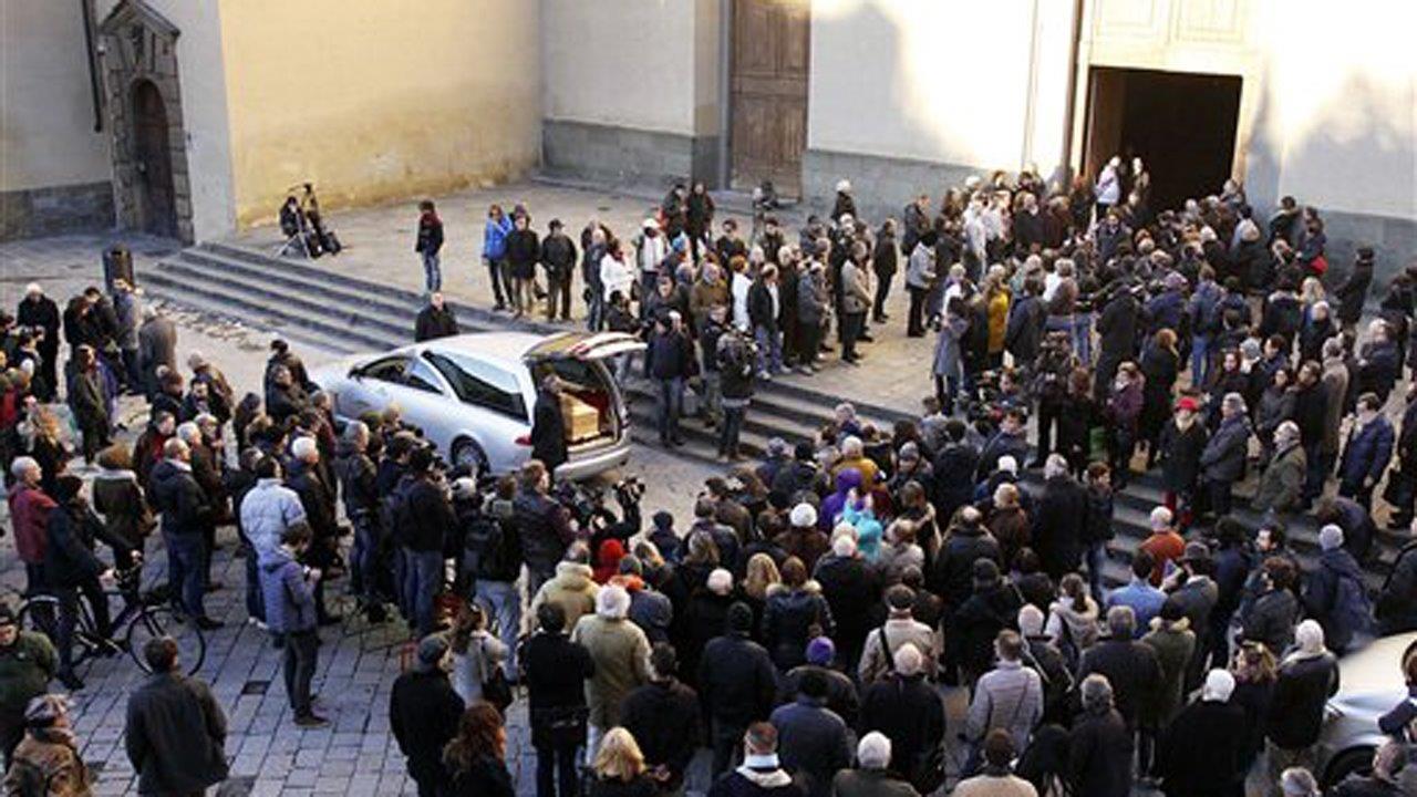 Funeral held for American murdered in Florence, Italy