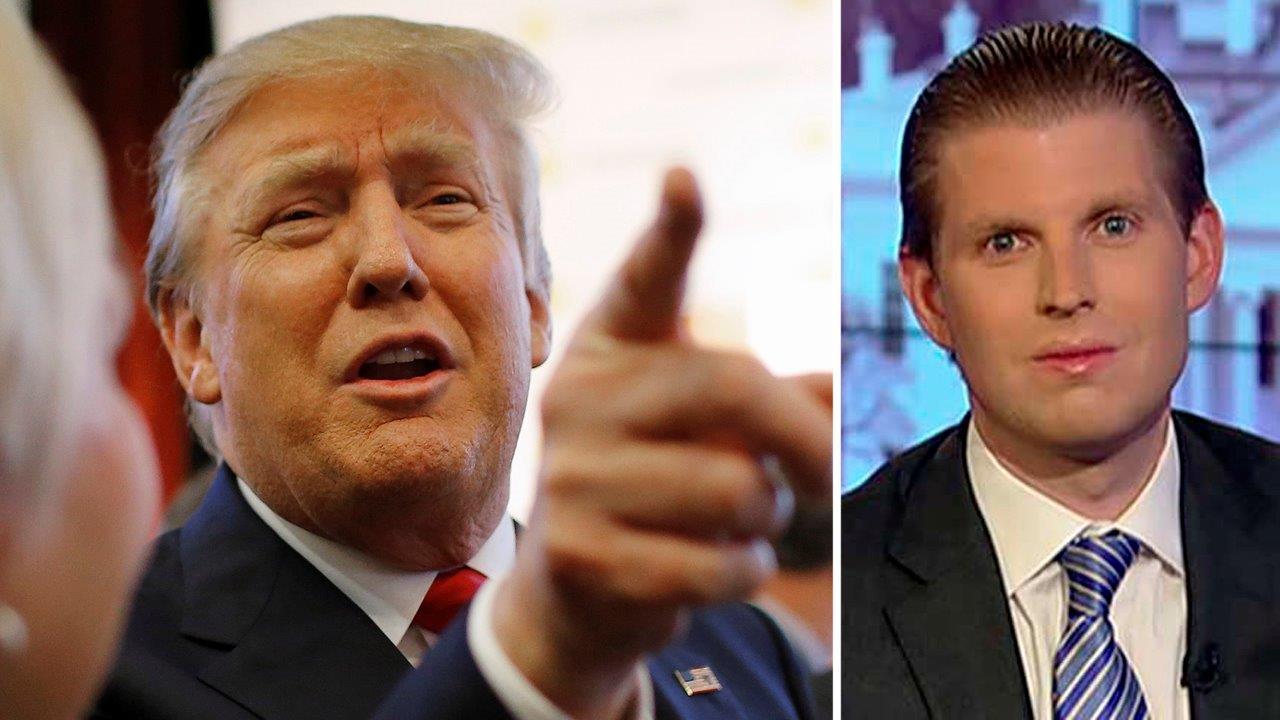 Eric Trump says father will 'cut through the nonsense' in DC