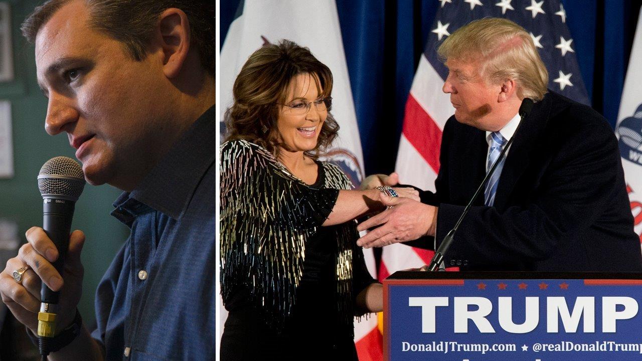 Ted Cruz reacts to Sarah Palin's endorsement of Trump