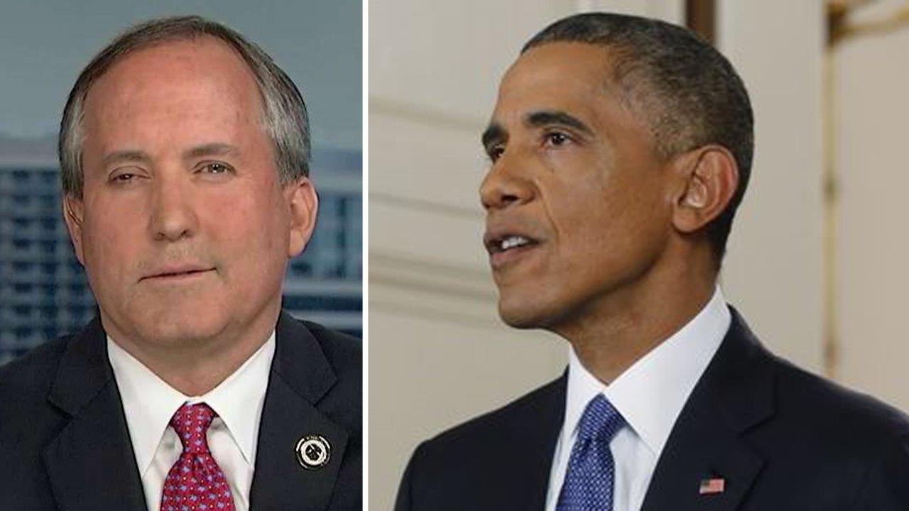 Texas attorney general filed lawsuit against Obama's orders