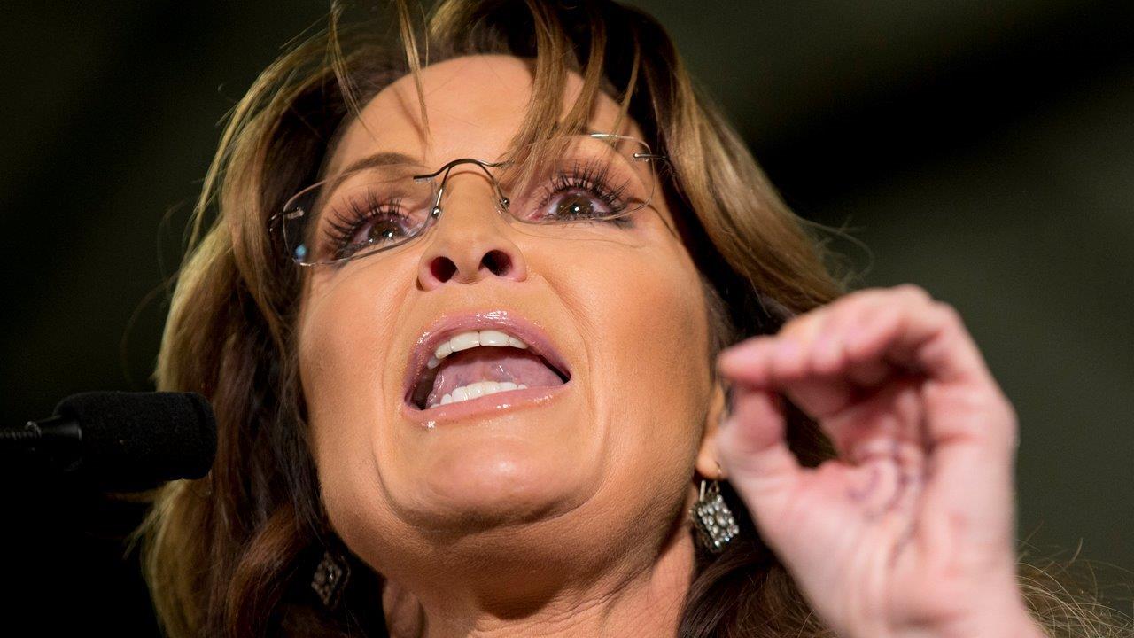 Sarah Palin comes to son's defense at Trump campaign event