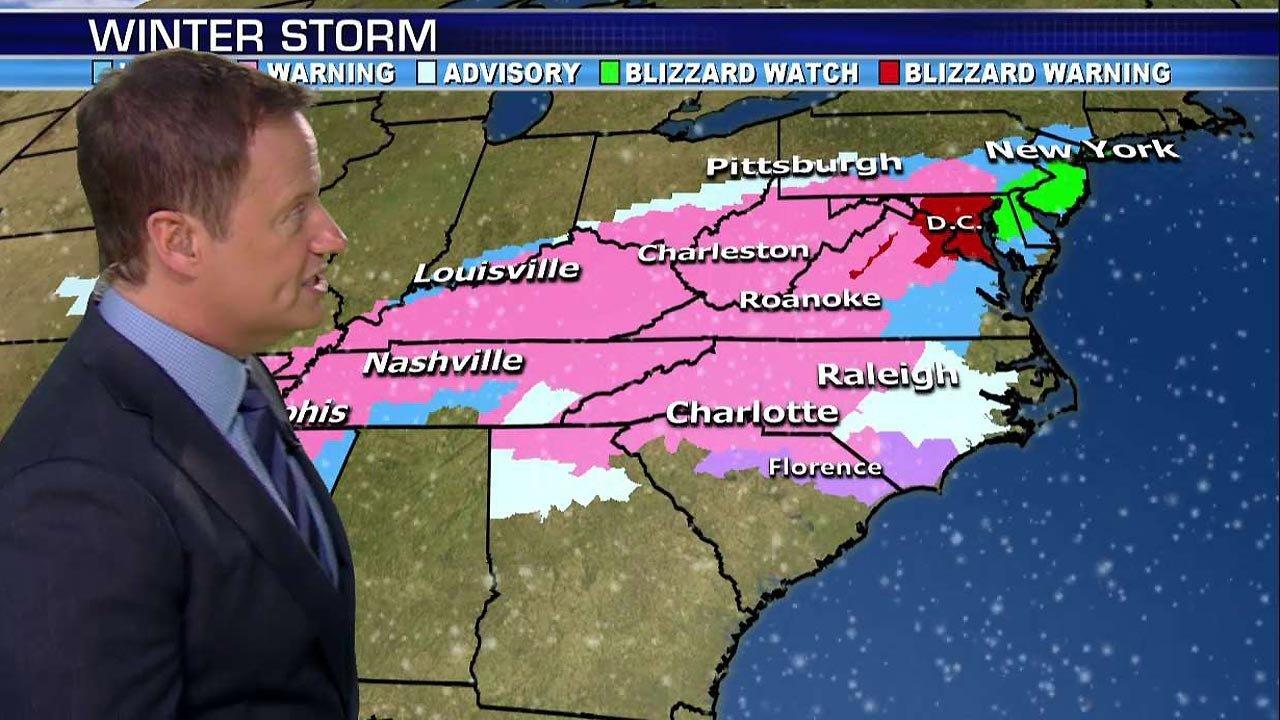 East Coast states brace for winter storm