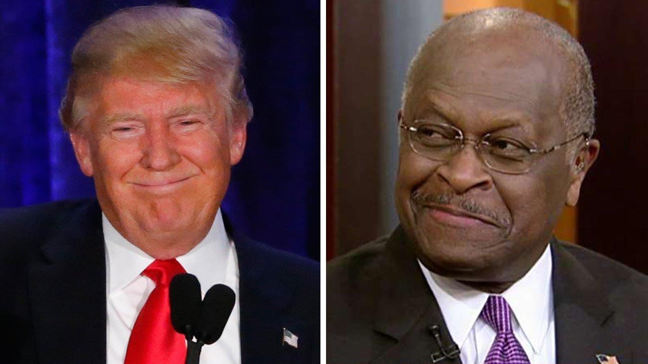 Herman Cain talks the 'Donald Trump effect'