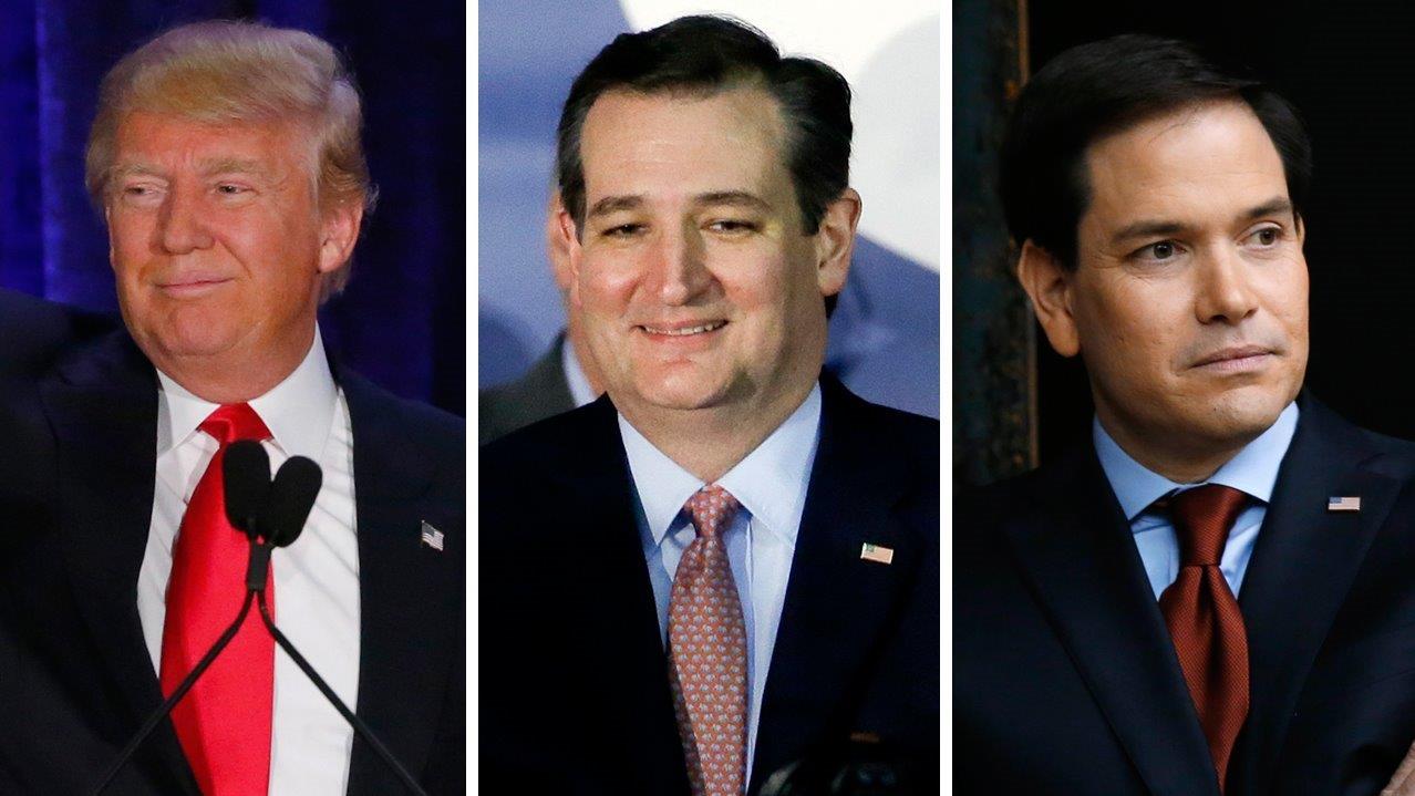 What's next for the top three candidates on the GOP side?