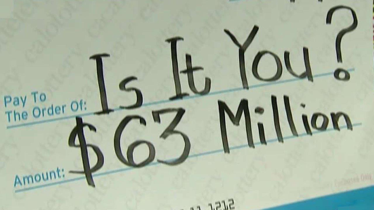 California lottery jackpot remains unclaimed