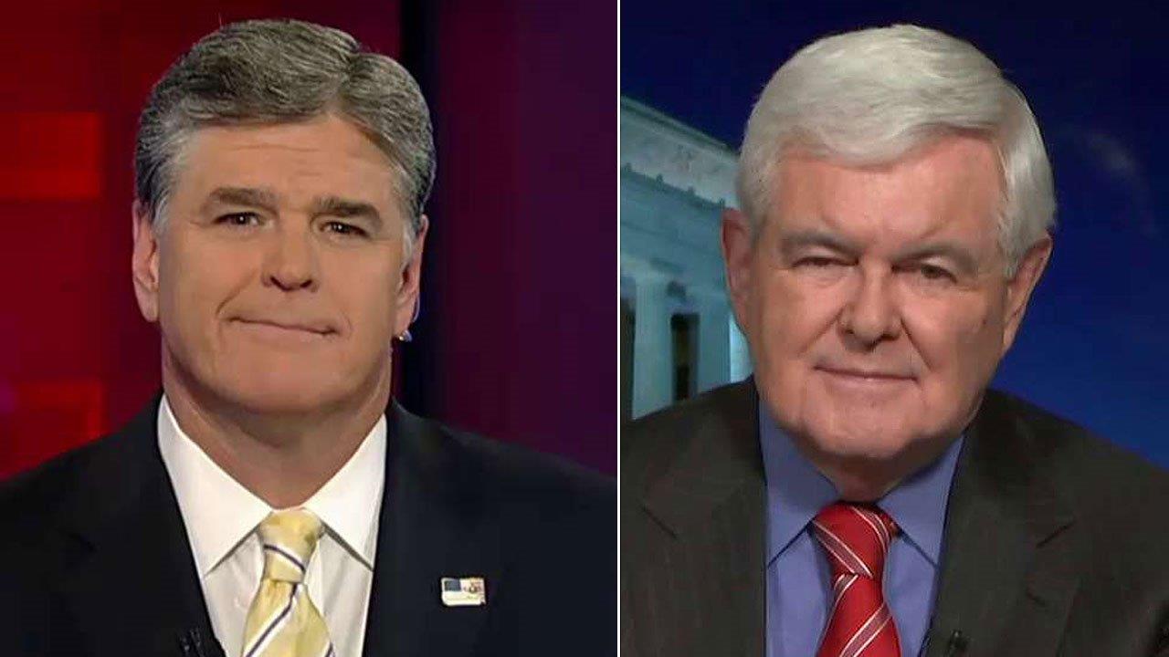 Gingrich: Back-and-forth with Cruz 'shrinks' Trump
