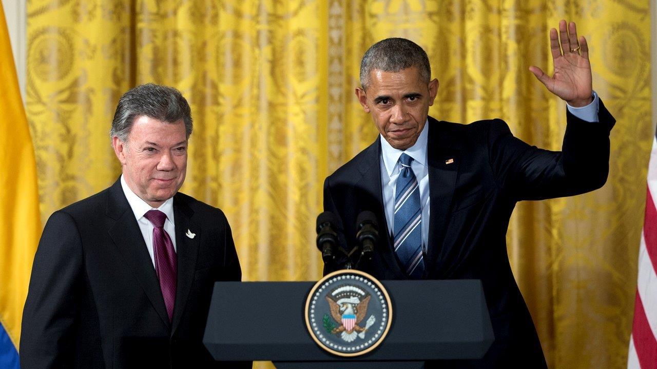 Pres Kolombia. Santos berterima kasih kepada kami atas dua bantuan bagian untuk memerangi perdagangan narkoba